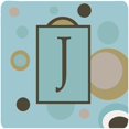 thumbnail image 1 of Carolines Treasures  Monogram - Blue Dots Foam Coasters Initial Letter J, Set - 4, 1 of 1