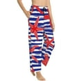 thumbnail image 2 of Naloa Sea Stars Print Women’s Ultra-Soft Comfy Pajama Lounge Pants with Pockets & Drawstring, 2 of 8