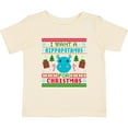 thumbnail image 3 of Inktastic I Want a Hippopotamus for Christmas Pixelated Ugly Sweater Boys or Girls Baby T-Shirt, 3 of 5