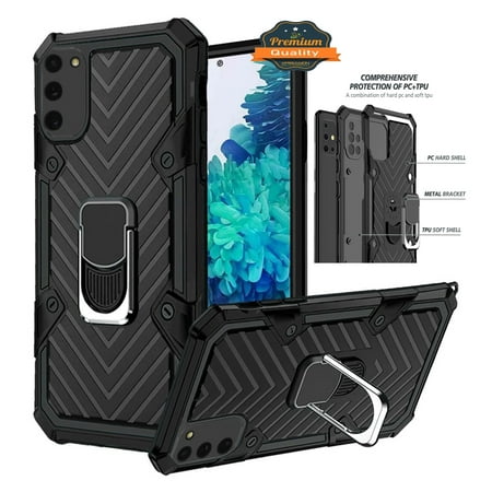 Apple iPhone 8 /7/6s/6 Case with Magnetic Ring Holder 360° Rotating Kickstand Dual Layer Hybrid Full-Body Drop Proof Rugged Xpm Phone Cover for iPhone 8 7 6 6s - Black