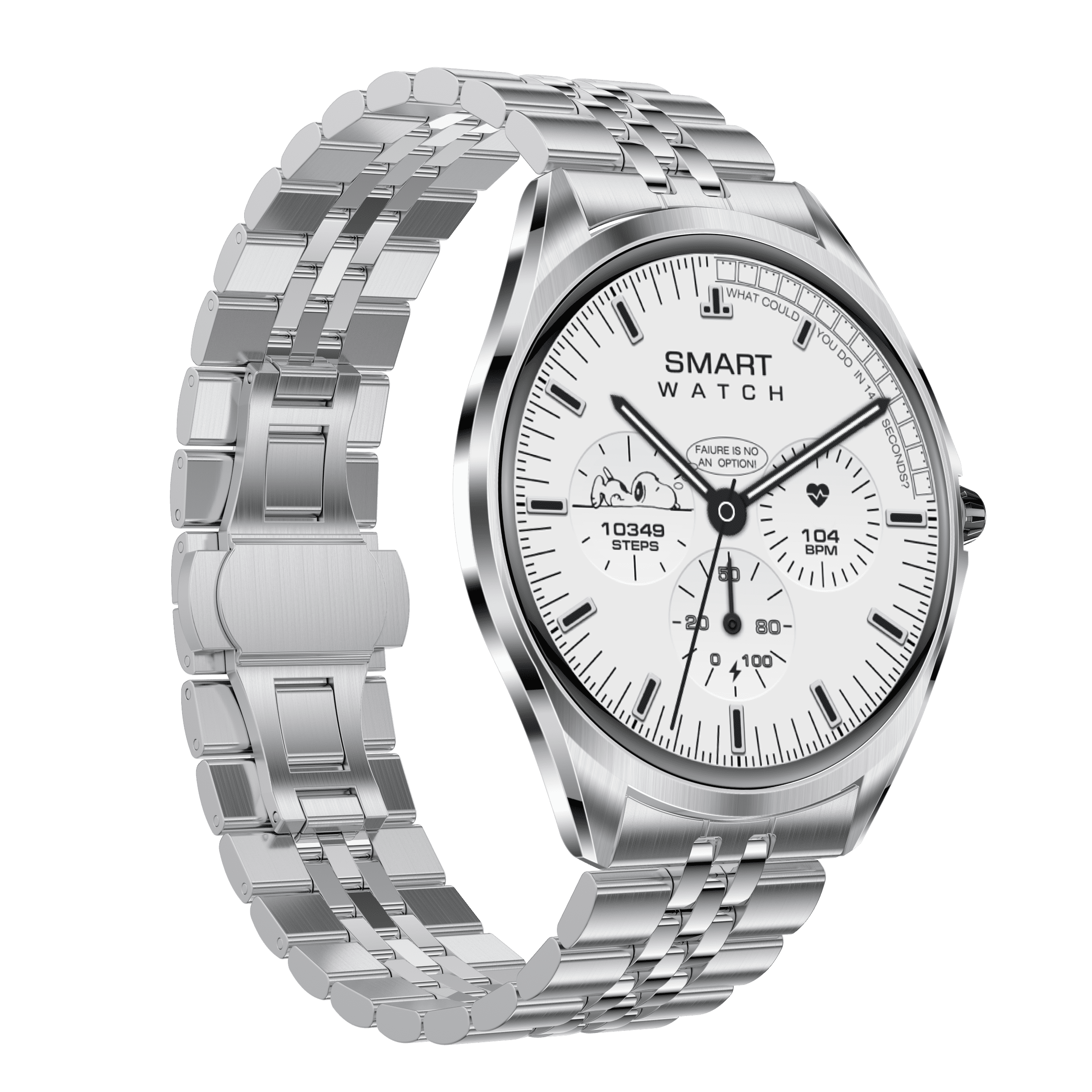 E EYAFA 1.43 inch AMOLED Super Thin Smart Watch TN88 Bluetooth Call Sports Watch for Men and Women-Silver
