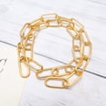 thumbnail image 4 of 1M in Length Iron Chain Durable 4MM Thick Hanging Chain Handy Link Utility Crystal Lamp Chain Lighting Accessories (Golden), 4 of 8