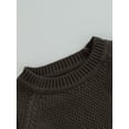 thumbnail image 5 of Bagilaanoe Newborn Baby Girl Boy Knitted Sweater Long Sleeve Pullover 3M 6M 9M 12M 18M 24M Infant Warm Jumpers Tops Fall Loose Knitwear, 5 of 9