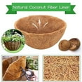 thumbnail image 3 of JJKBVCLO Tapis en Fibre de Coco et Coussin en Enveloppe Fibre de Coco Naturelle Design à Tissage Central Abreuvoir Demi-Rond pour Cheval et Coussinets de Jardinière Ronds, 3 of 4