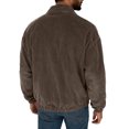 thumbnail image 4 of Men's Vintage Corduroy Casual Long-Sleeve Pocket Jacket, Brown, XXXL, 4 of 6