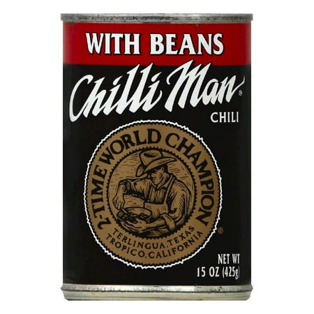 Chilli Man Chili with Beans, 15 OZ (Pack of 12)