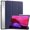 dark blue, variant on Magnetic Auto Sleep Wake Hard Cover for Tab Plus 12.7" / Pad Pro AI TB350FU, PU Leather Protective Tablet Case,Dark Blue