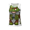 thumbnail image 4 of Lsque Fishing Gnome Printed Workout Tank Tops for Women, Athletic Sports Tank Tops, Compression Sleeveless Dry Fit Shirts,Sleeveless Yoga Shirt-Small, 4 of 9