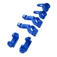 thumbnail image 4 of RC Car Front Steering Blocks Caster Blocks Rear Stub Axle Carriers Kit 2PCs Front Steering 2PCs Rear Stub Axle Aluminum Alloy Replacement for Slash 2WD, 4 of 7