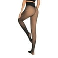 thumbnail image 5 of New Compression Band & One Seam Option, The Original Magic Fleece Lined Leggings Footwear,Women Shaping Snatch Waist Stay Warm Fleece Tights Deep_2X Large, 5 of 6