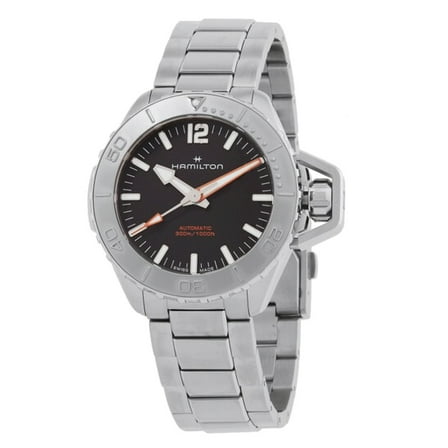 Hamilton Khaki Navy Frogman Men's Black Dial  Automatic Watch H77485130