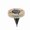 Yellow, variant on User Friendly Solar Operated LED Light Round Shape Energy Saving Decorative Lighting Perfect for Lawn and Backyard