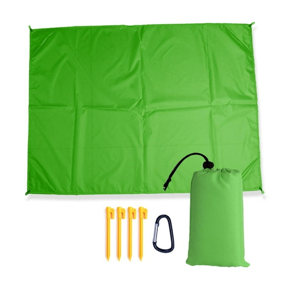 Sandproof Waterproof Lightweight Camping Tarp, Foldable &Easily Fits into Small Bag, for Outdoors Recreation