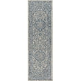 thumbnail image 2 of JONATHAN Y SANTA MONICA 2 x 10 Runner Rug, Rozetta Boho Medallion Textured Weave - Gray/Navy, SMB102B-210, 2 of 4