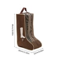 thumbnail image 7 of 4PCS Hand Carry Shoe Storage Bag Transparency Waterproof Dustproof Boot Organizers Bag with Zippered Closure Travel Use, 7 of 7