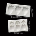 thumbnail image 4 of Molde for fondant de piña y fresa 3D, molde de silicona for dulces y chocolate for decoración de pasteles y accesorios for hornear, 4 of 7