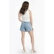 thumbnail image 3 of Mom short con pedrería /Juvenil, 6898 (Mezclilla tono claro) azul CH, 3 of 3