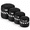 Black-35 LBS, variant on Black 100 LBS Heavy-Duty Strongman Workout Unfilled Fitness Sandbag