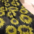 thumbnail image 3 of Black Sunflower Pattern Blanket,Comfortable Soft Flannel Throw Blanket,All Season,Warm Lightweight Blankets for Sofa Bed Couch Living Room Chair,40"x50", 3 of 4