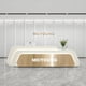 thumbnail image 4 of Luxury Register Reception Desks Office Pulpit Executive Commercial Reception Desks Club Mostrador Recepcion Bar Furniture My Lux Decor Round, 4 of 7