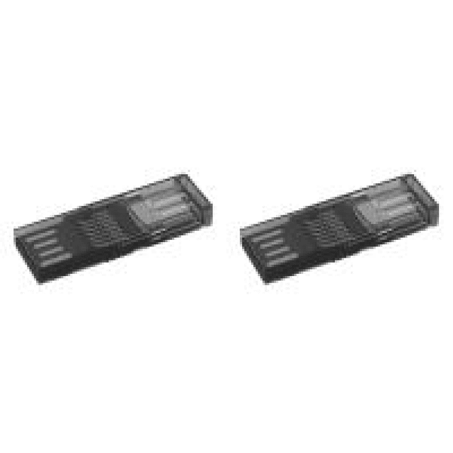 En 1 Lector de tarjetas 2 Transferencia segura de datos para teléfono Macbook Windows Negro