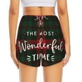 thumbnail image 4 of Goofa Wonderful Time Christmas Printed Women 2 in 1 Running Shorts,Quick Dry Athletic Workout Shorts,High Waisted Athletic Shorts with Liner Pockets-XX-Large, 4 of 9