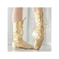 thumbnail image 6 of Fangasis Boys Jazz Boots Non Slip Dance Shoes Split Sole Modern Comfortable Gold 8, 6 of 8