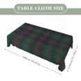 thumbnail image 2 of BLAIR MODERN TARTAN Rectangular Tablecloth 55"x70" with Lace Edge, Washable Durable Table Cover for Dining, Indoor Outdoor Home Restaurant Decor, 2 of 5