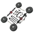thumbnail image 2 of Milaget RC Car Accessory Durable Spare Accessory Kits for MN82 LC79 MN78 1/12 RC Car Black, 2 of 9