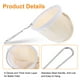 thumbnail image 3 of Uxcell 2Pcs Filtro de Café de Tela, Colador de Café con Mango de Acero Inoxidable, Beige, 3 of 6