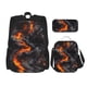 thumbnail image 1 of Balery Molten Lava Abstract Flow Mochila escolar 3 en 1 para niños: mochila resistente con lonchera térmica y estuche para lápices. Mochila escolar para niños y niñas., 1 of 7