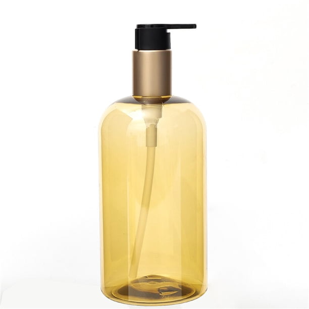 Dispensador de bomba de prensa rellenable de 500ml, botella de almacenamiento de líquidos cosméticos, botella vacía de repuesto, suministros de baño