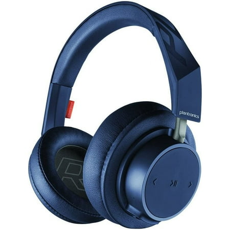 Plantronics BackBeat GO 600 Noise-Isolating Headphones, Over-The-Ear Bluetooth Headphones, Navy 211139-99