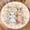 no187, variant on Easter Round Fitted Tablecloth Best for 48"-52" Bunny Table Cloth Rabbit Eggs Elastic Edge Washable Farmhouse Floral Flower Spring Table Cover for Party Picnic Indoor Decor