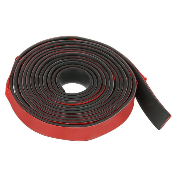Uxcell 10Ft Weather Stripping Door Seal, 3/4"W x 1/8"T Rubber Adhesive Seal Strip