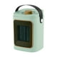 thumbnail image 3 of Calentador eléctrico compacto, portátil, ajustable, calentador para espacios pequeños, ventilador de calentamiento rápido para dormitorio, cocina, verde, 3 of 8