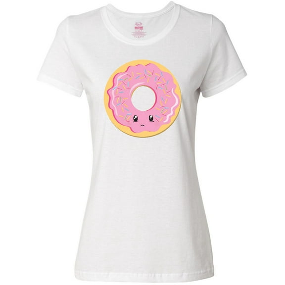 Inktastic Light Pink Donut Women's T-Shirt
