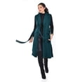 thumbnail image 4 of Chaleco largo con cinto Roman Fashion /Juvenil, 3018 (Verde botella) verde oscuro XG, 4 of 5