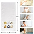 thumbnail image 2 of GZHJMY Cats Breed Hand Towels White Bath Towels Soft Absorbent 100% Combed Ring Spun Cotton Bathroom Towel Kitchen Dishwashing Towels Spa Hotel Towels 16 x 30 inches, 2 of 7