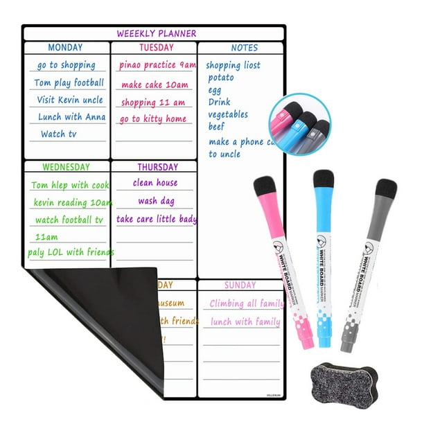 Dry Erase Fridge Calendar White Board Calendar for