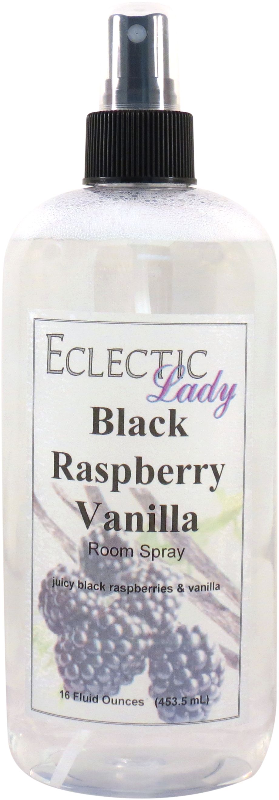 Black Raspberry Vanilla Room Spray by Eclectic Lady, 16 Ounces