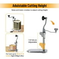 thumbnail image 2 of Heavy-Duty 11.8” Manual Tabletop Can Opener, Commercial Countertop Can Opener with 3 Extra Blades, Stainless Steel Blade & Plated Steel Base for Kitchen, Restaurant, and Catering Use, 2 of 7