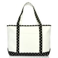thumbnail image 3 of DALIX 23" Large Heavy Duty 24 oz. Women's Cotton Canvas Shopping Tote Hand Bag, 3 of 7