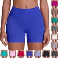 thumbnail image 6 of Women's High Waisted Seamless Biker Shorts Stretchy Yoga Workout Shorts, 6 of 6