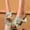 N-Green, variant on Women's Fashion Rhinestone High Sandal Heels Shoes for Women Heel Fish Mouth Thick Womens Leather Sandals Heel Sandals and Slippers