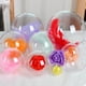 thumbnail image 5 of 20/1 piezas de bolas navideñas de plástico transparente para colgar en el árbol de Navidad, bolas huecas para decoración del hogar, bodas, fiestas, cajas de regalo, 5 of 5