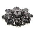 thumbnail image 1 of 1 Pieza de Botones de Vástago de de Imitación de Cristal con Base de Metal Grande, Suministros de Costura de 46 Mm para Bolsa de Traje de Ve Negro Baoblaze Aleación Rhinestone Shank Buttons, 1 of 8
