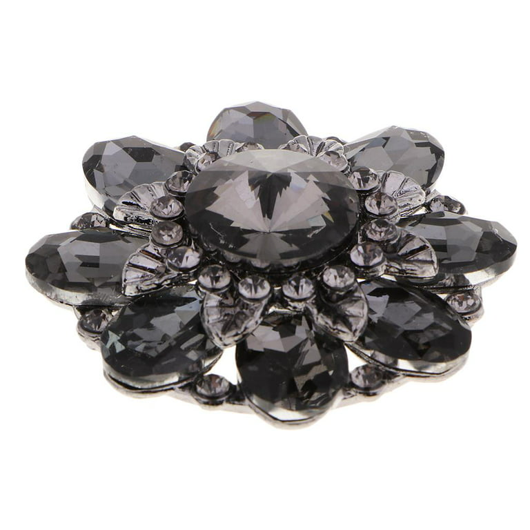 Black Rhinestone Buttons Vintage – Estate Beads & Jewelry