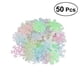thumbnail image 1 of 50 Uds. Adhesivos navideños para pared, calcomanías de copos de nieve que brillan en la oscuridad, decoración de ventana, copos de nieve fluorescentes, adhesivos luminosos para dormitorio y, 1 of 5