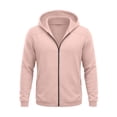 thumbnail image 3 of Horkkom Zip Up Hoodie Men Fall Outfits Plain Workout Hoodie Thin Casual Sweatshirt with Pockets S, 3 of 5